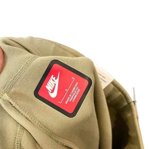 Nike Sportswear Tech Fleece Track Pants Joggers Neutral Olive Black Men's L READ - Picture 8 of 10